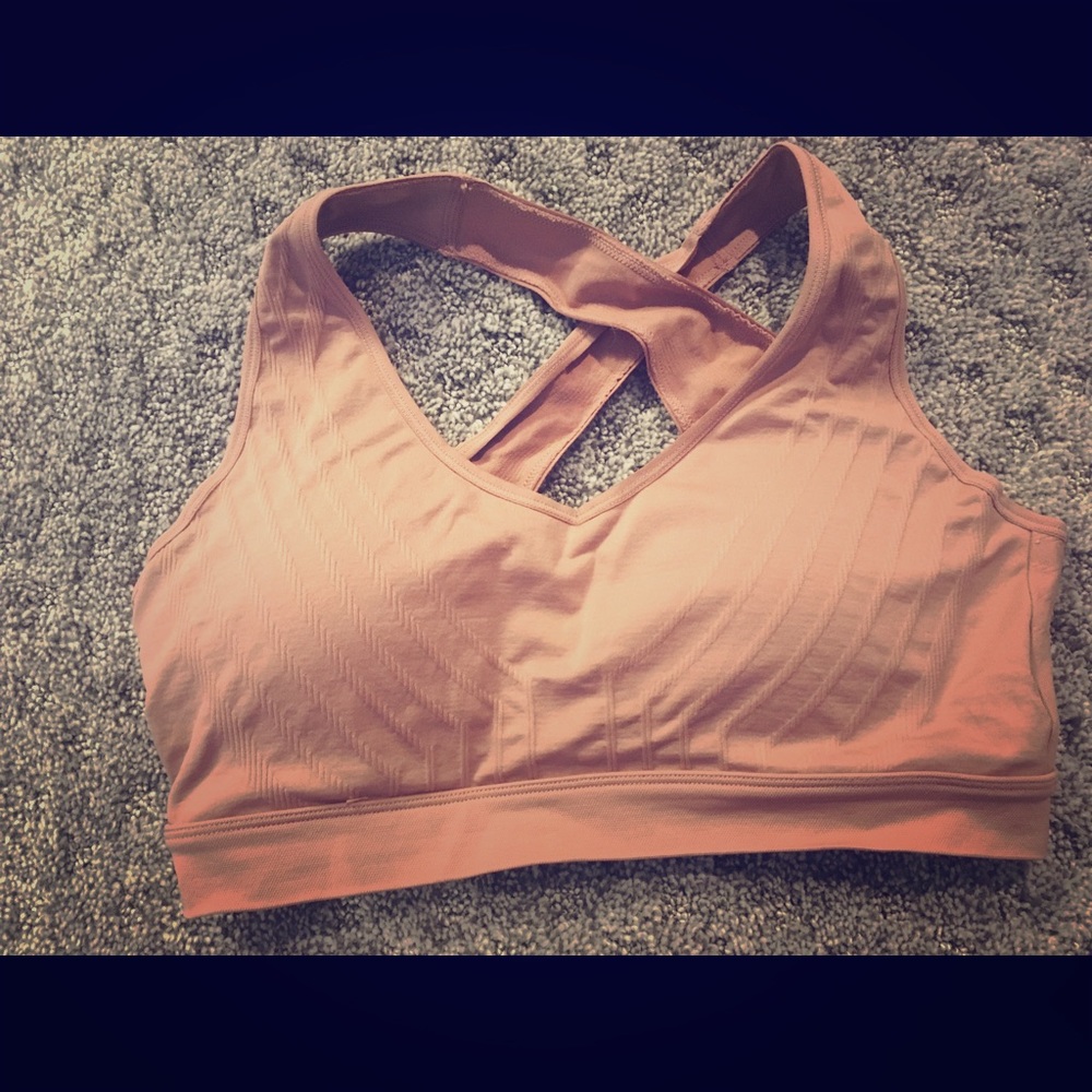Coral sports bra from Target